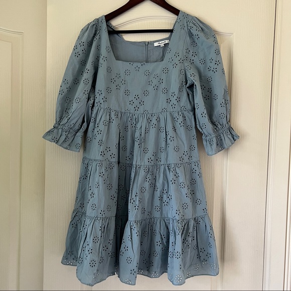 Madewell Eyelet Lizzie Babydoll Dress - Picture 6 of 9